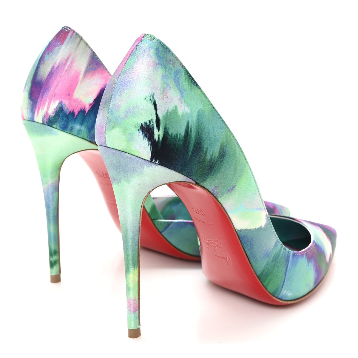 Satin Melancholia Iriza 100 Pumps 37.5 Multicolor