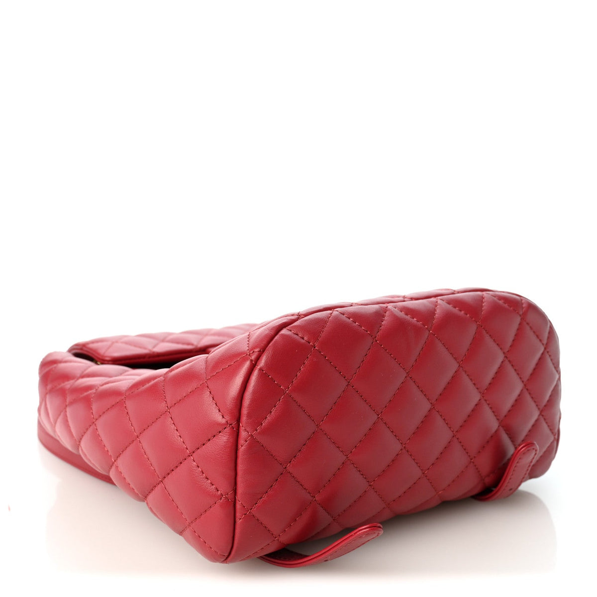 Lambskin Quilted Small Urban Spirit Backpack Red