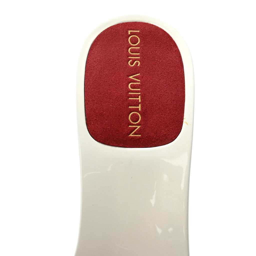 Monogram Multicolor Sandal Mule 36 White