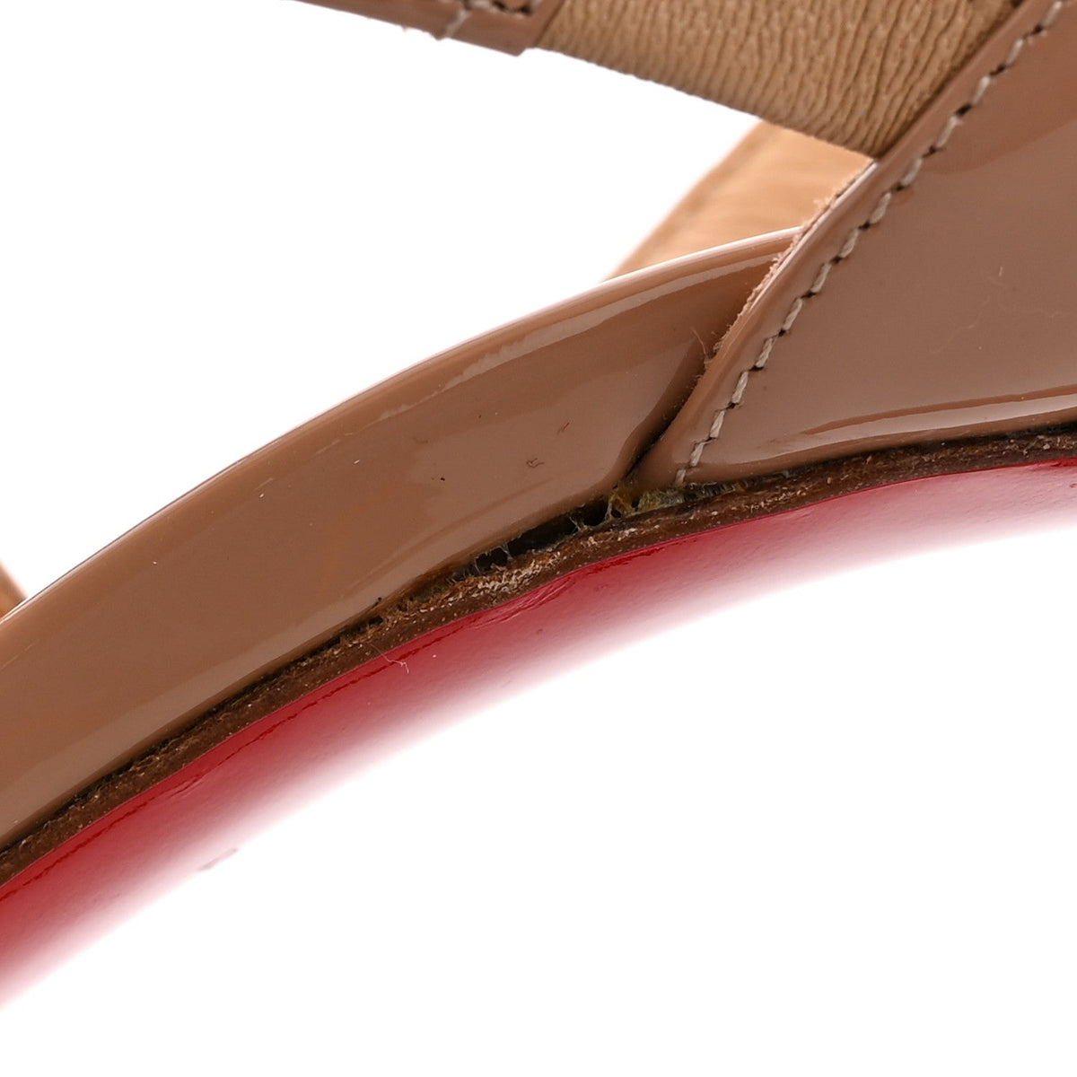 Patent World Copine 100 Sandals 38.5 Nude