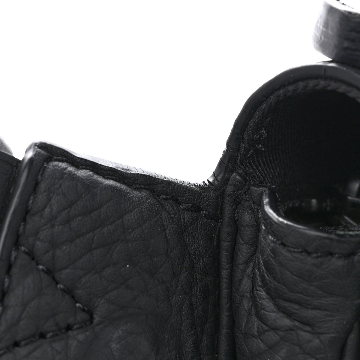 Taurillon Monogram S Lock Sling Bag Black