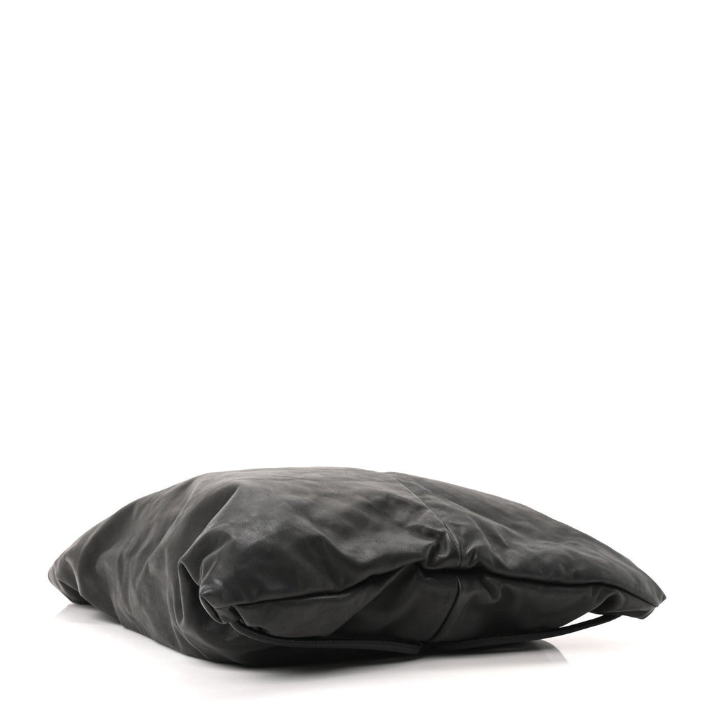 Nappa Puffy Backpack Black