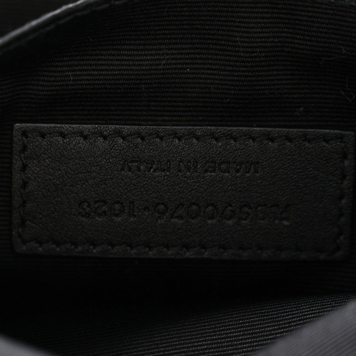 Lambskin Monogram Belt Bag Black