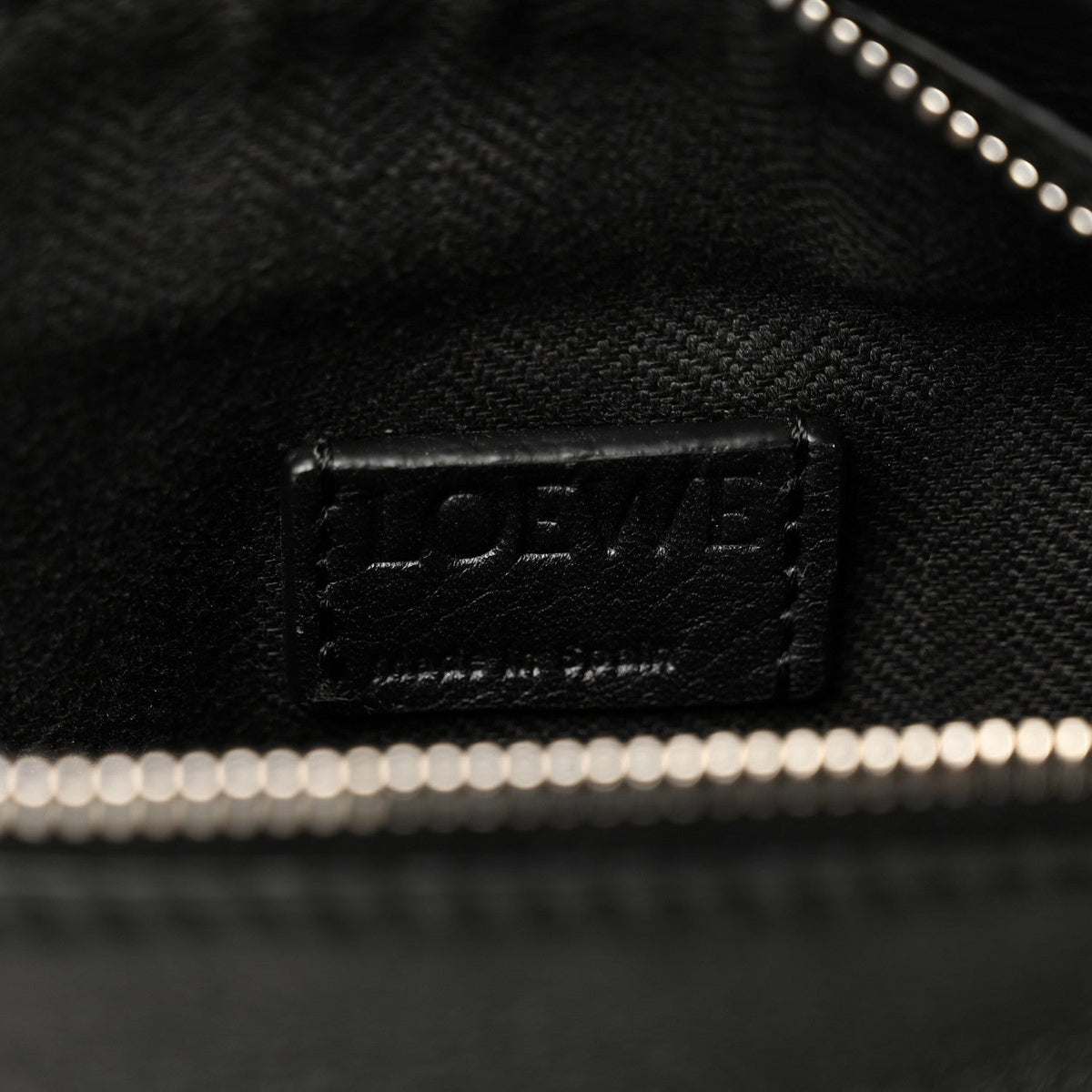 Calfskin Mini Puzzle Bumbag Black