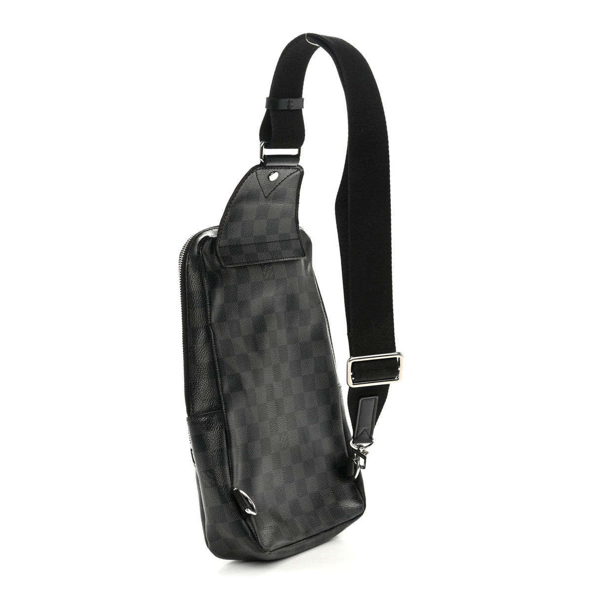 Damier Graphite Avenue Sling Bag Onyx Silver