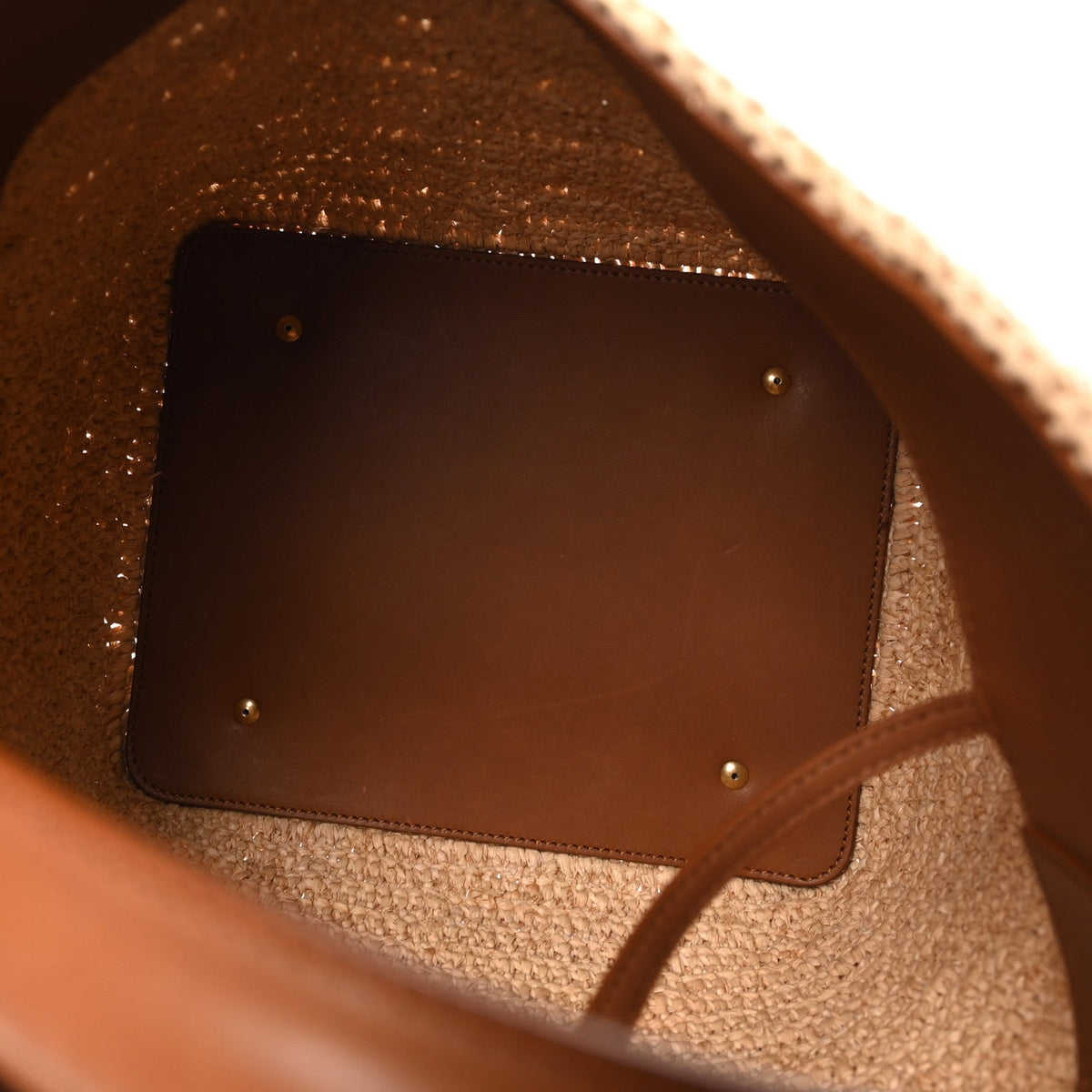 Raffia Vegetable Le 37 Bucket Bag Naturel Brick