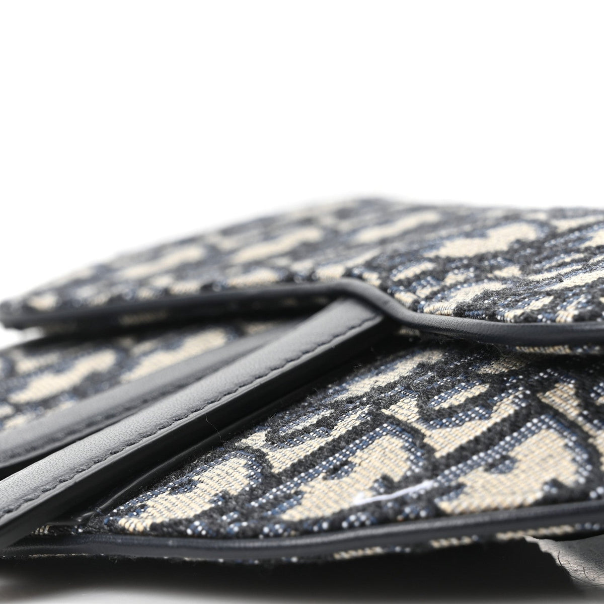 Oblique Saddle Belt Pouch Blue