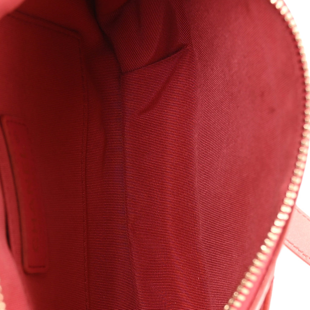 Crumpled Glazed Lambskin Quilted Waist Bag Fanny Pack Pink