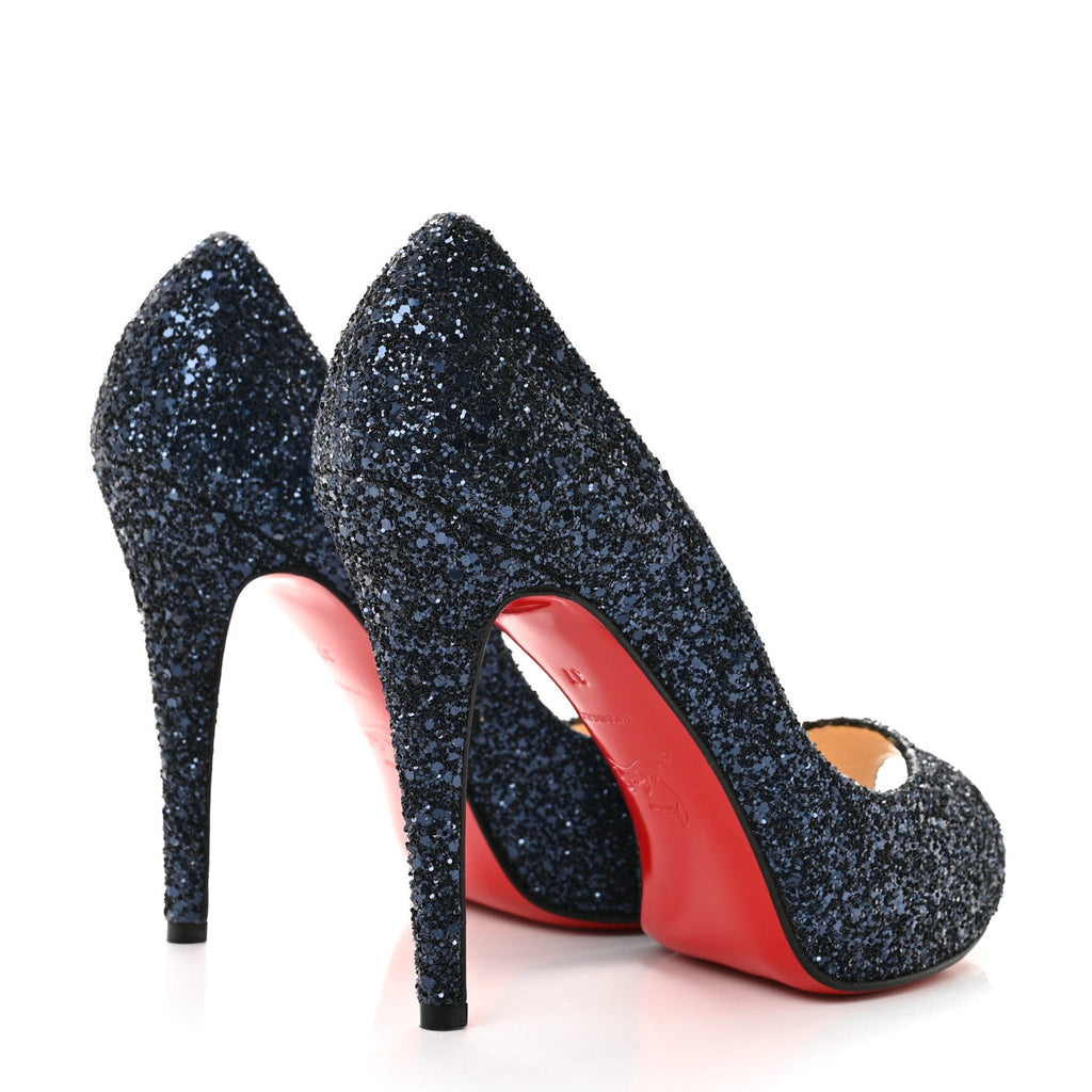 Glitter Very Prive 120 Pumps 37 Bleu Marine