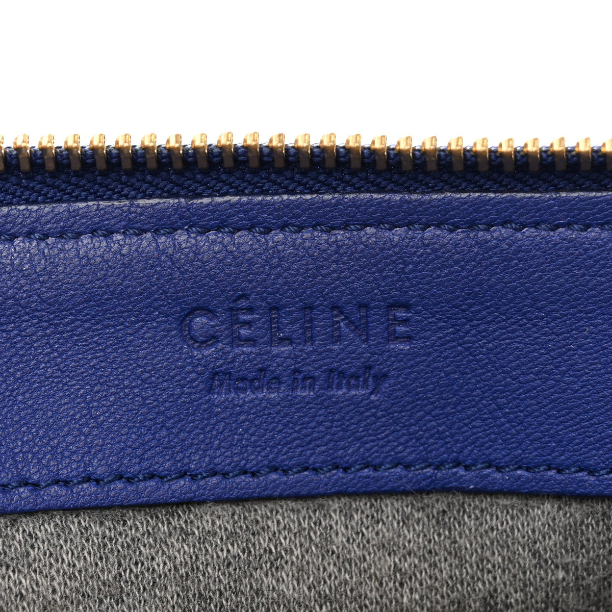 Lambskin Large Trio Crossbody Bag Indigo