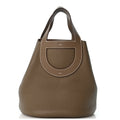 Taurillon Clemence Swift In-The-Loop 23 Bag Etoupe