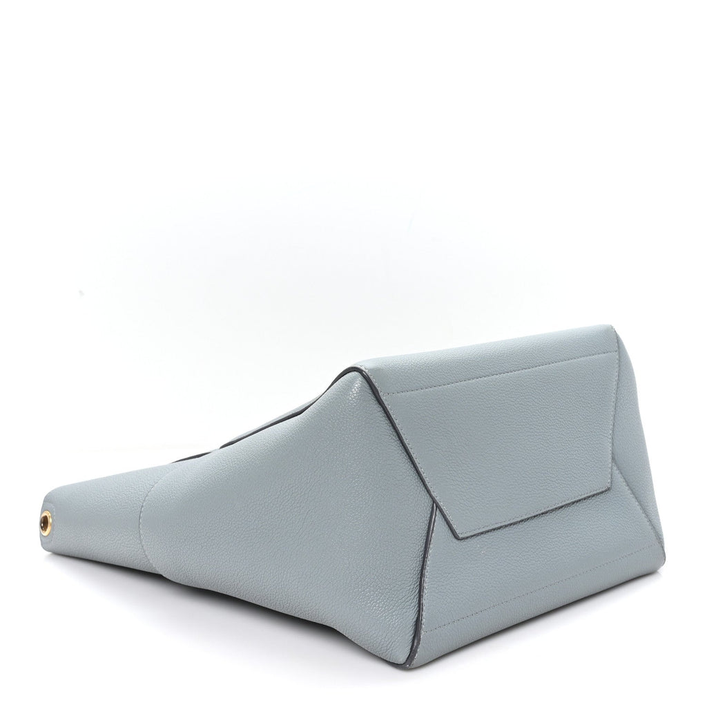 Soft Grained Calfskin Sangle Bucket Bag Storm