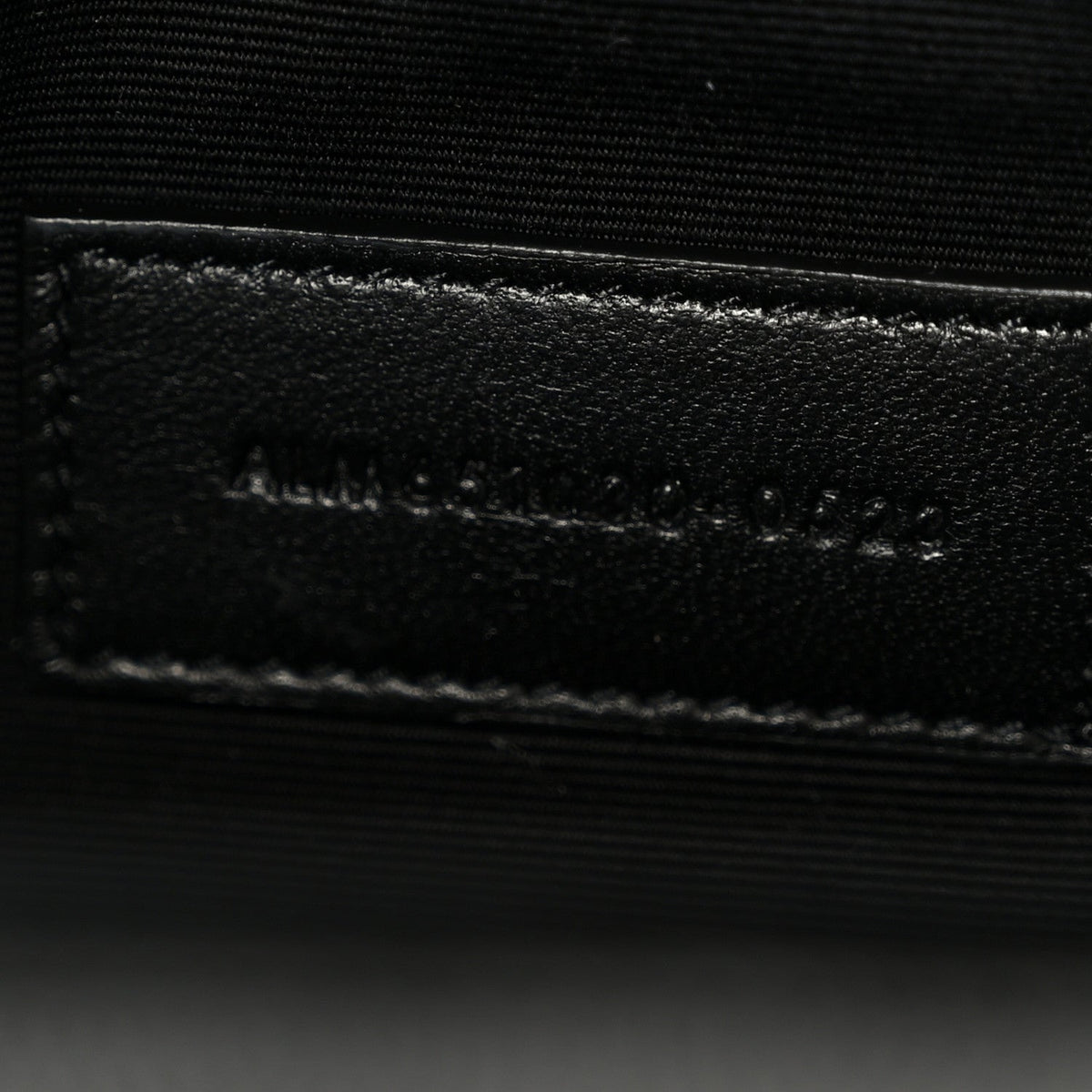 Grain De Poudre Textured Mixed Matelasse Triquilt Monogram Clutch Black