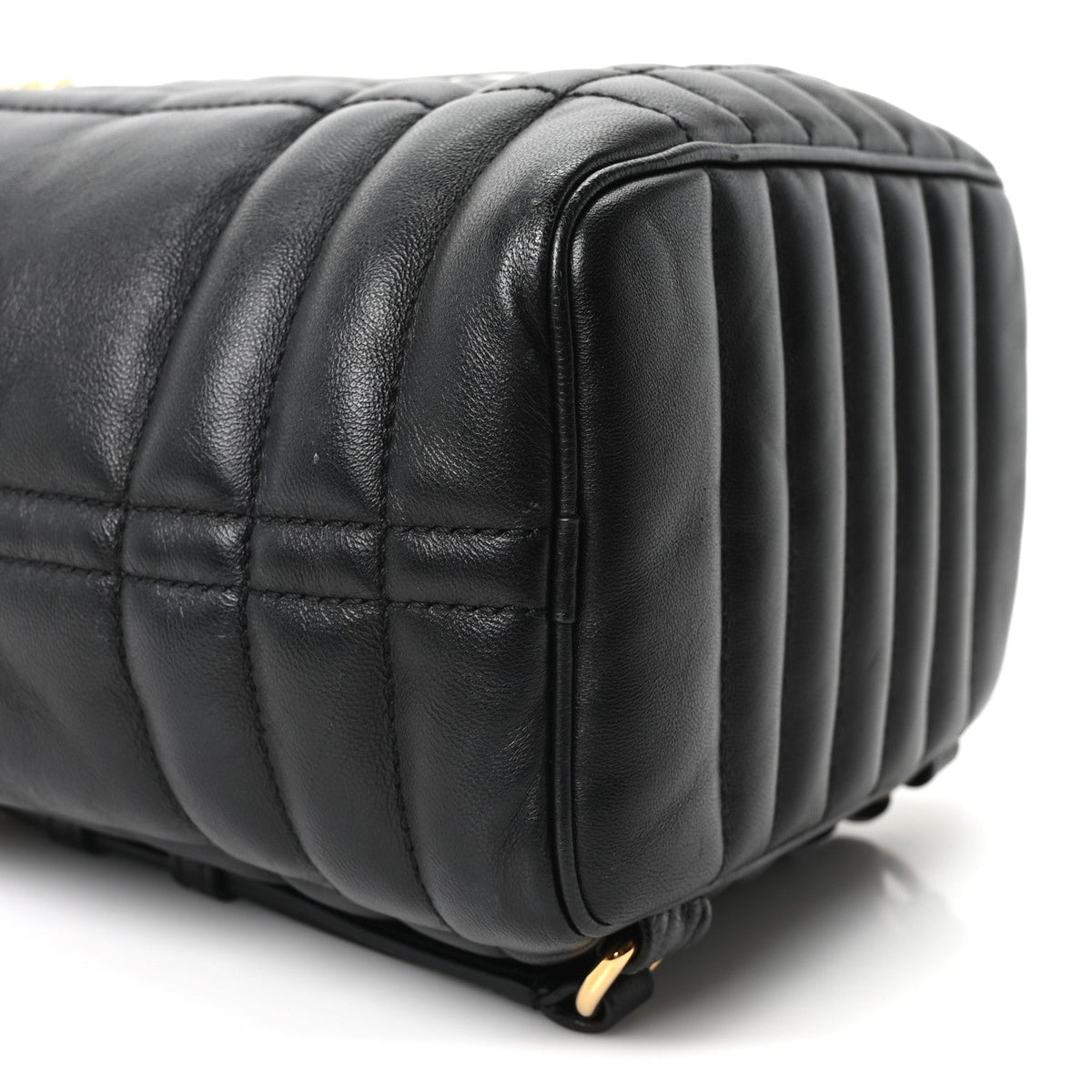 Lambskin Quilted Mini Lola Backpack Black