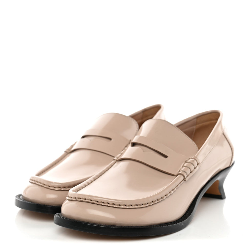 Brushed Calfskin Campo 45mm Loafers 37 Light Pink