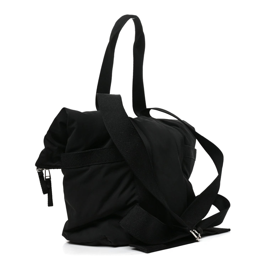Nylon Voyager Backpack Black