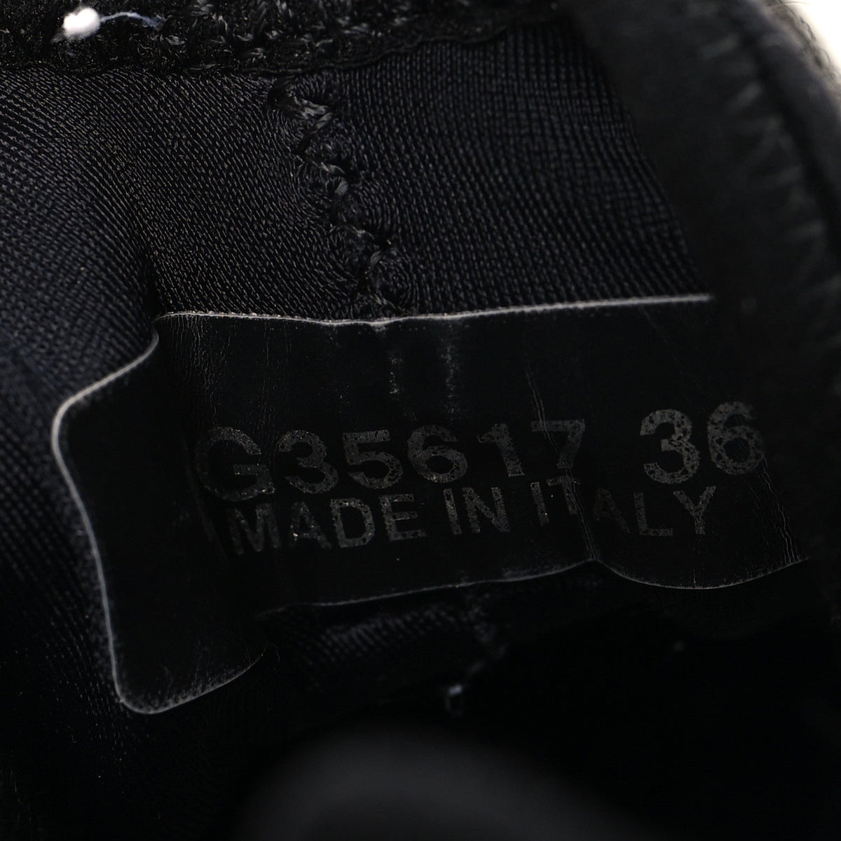 Velvet Calfskin Mixed Fibers CC Sneakers 36 Black