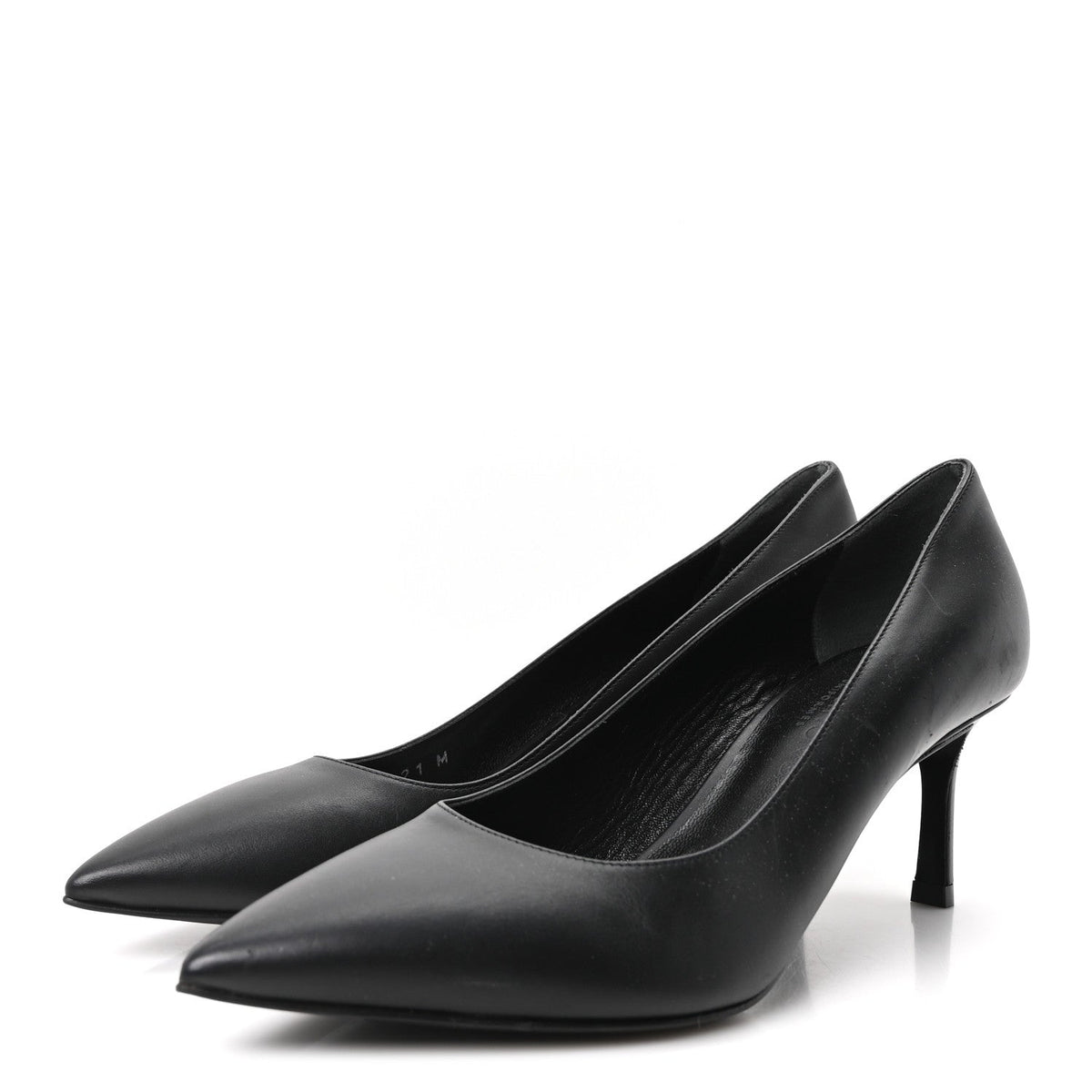 Calfskin Cherie Pumps 37.5 Black
