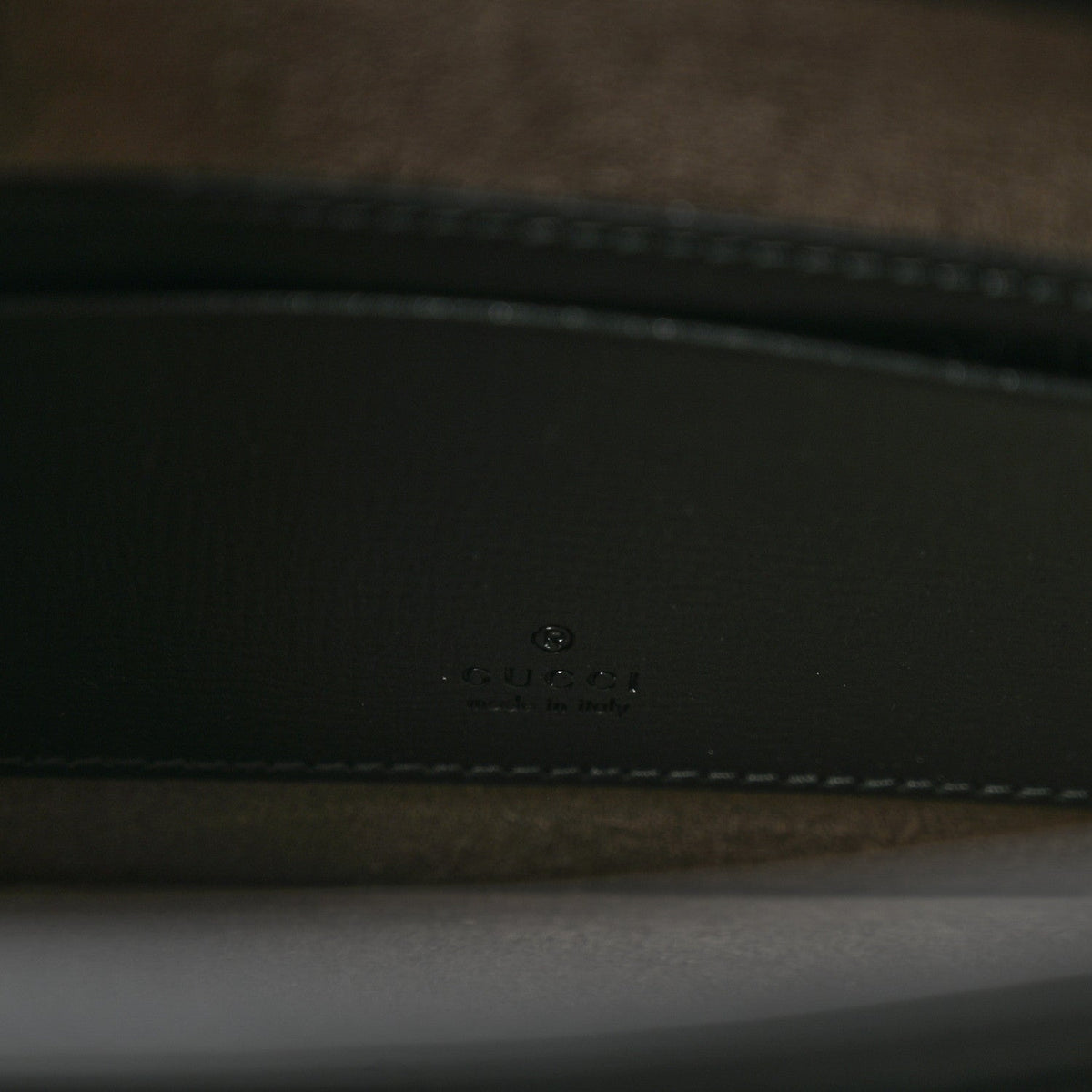 GG Supreme Monogram Canvas Interlocking G Belt Bag Black