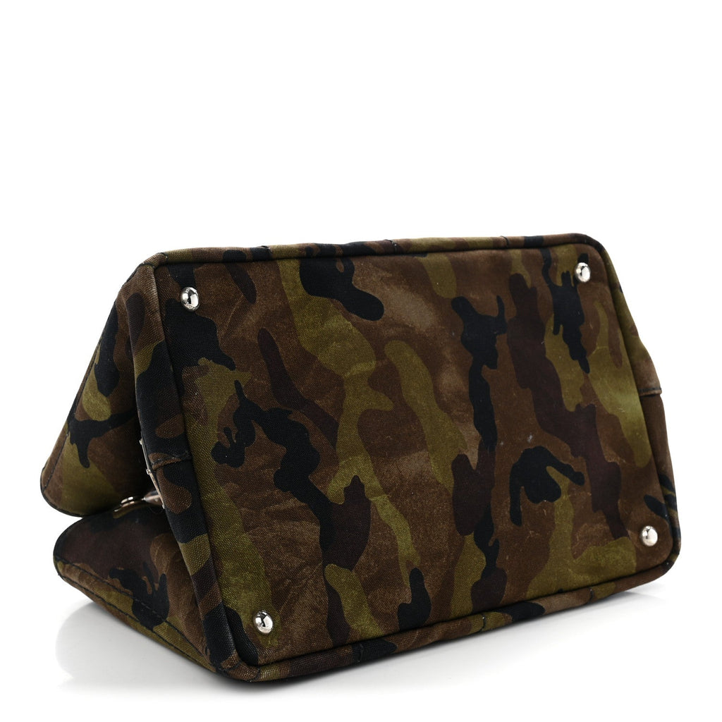 Canapa Camouflage Logo Tote Mimetico