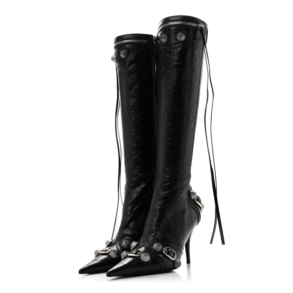 Agneau Arena Spike Spiked Cagole 90mm Boots 35 Black
