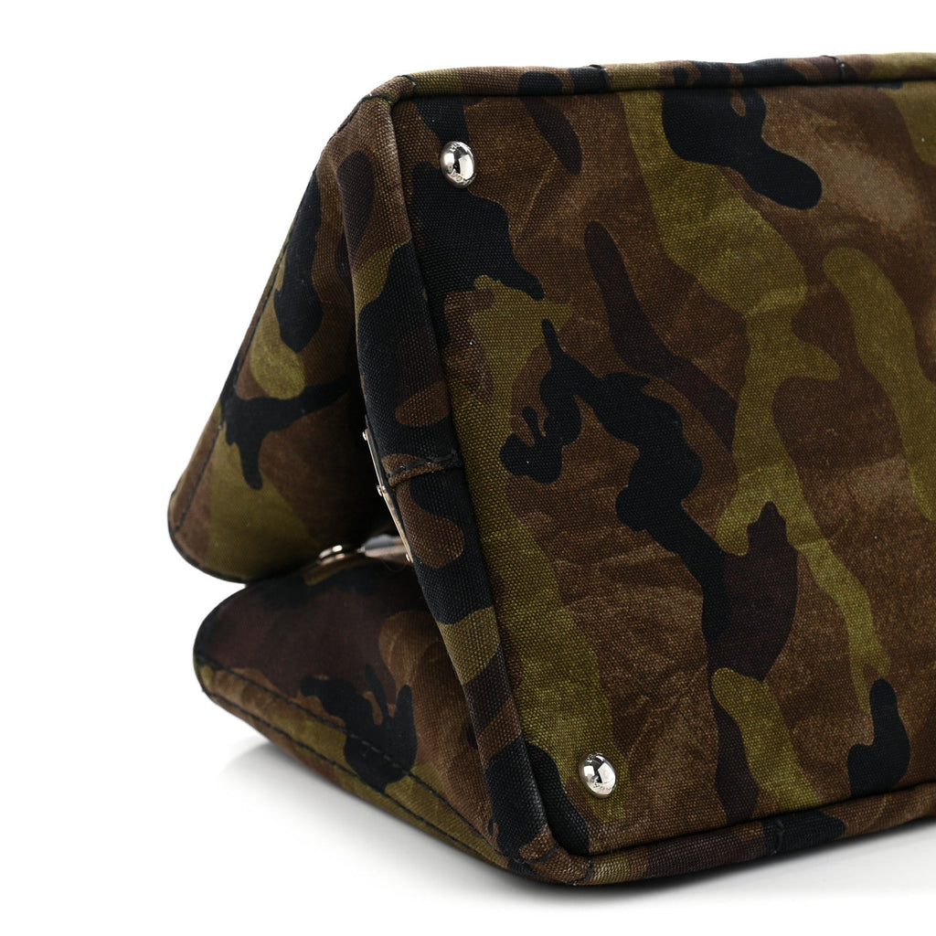 Canapa Camouflage Logo Tote Mimetico