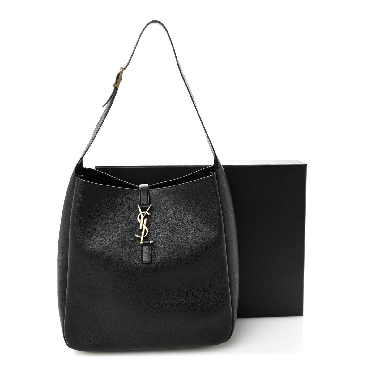 Supple Calfskin Large Le 5 A 7 Soft Hobo Black