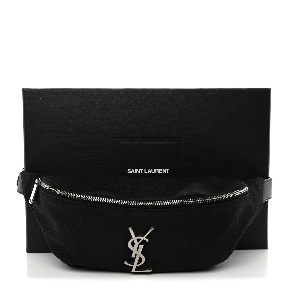 Canvas Monogram Belt Bag Black