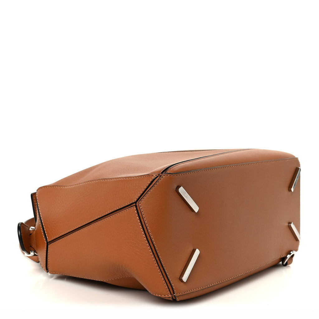 Calfskin Medium Puzzle Bag Tan