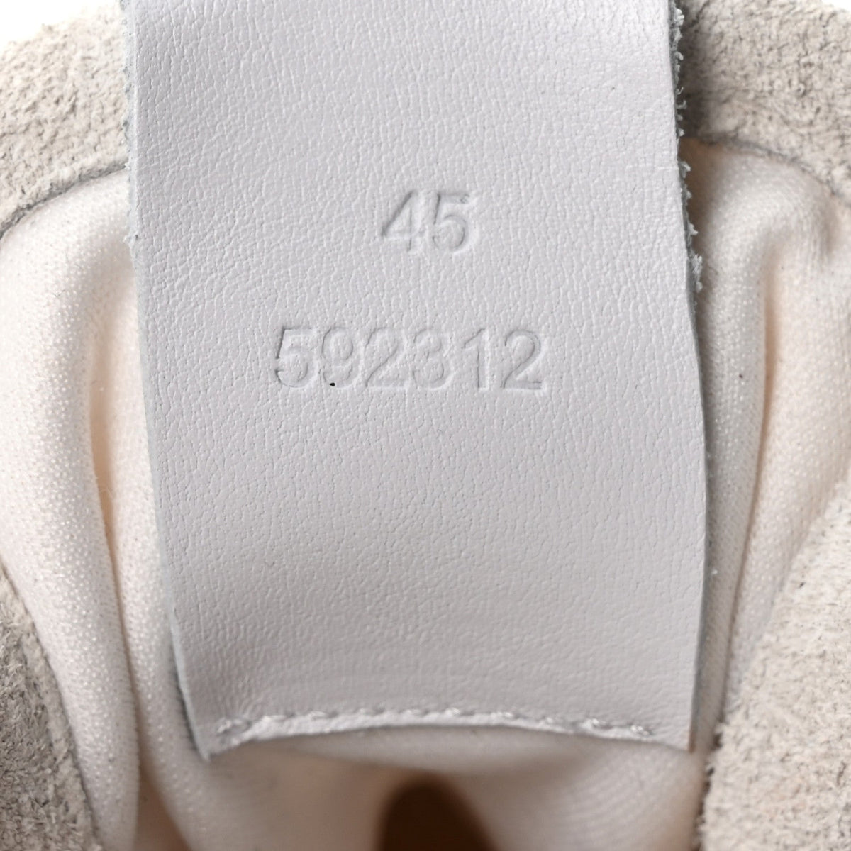 Nylon Suede Mens Flow Retro Runner Sneakers 45 White