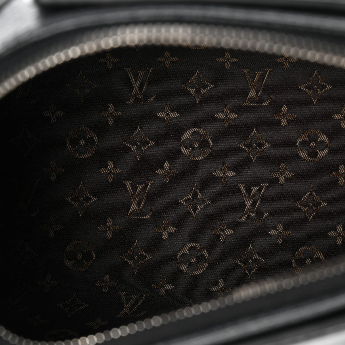 Pixel Lambskin LV Biker PM Black