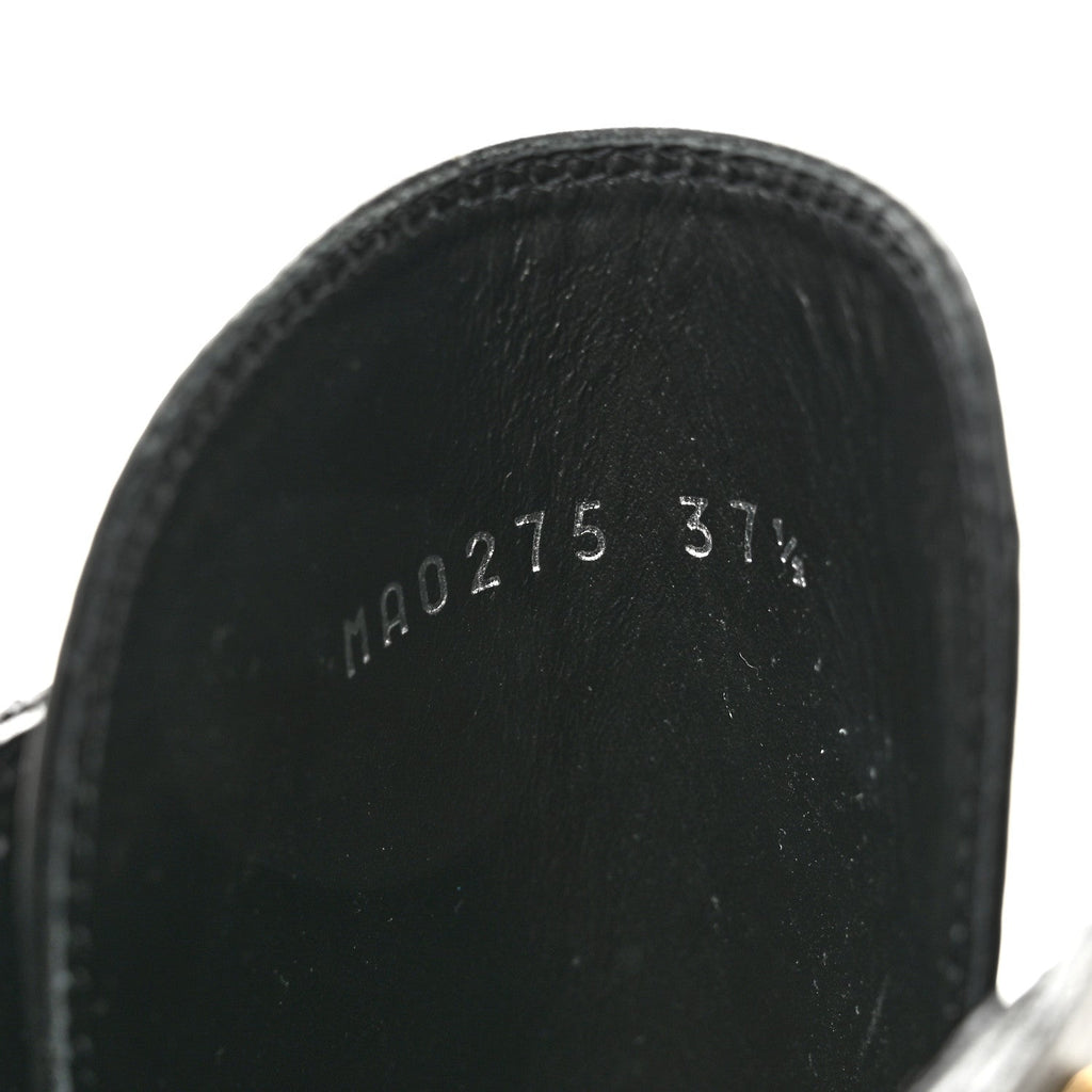 Calfskin Monogram Citizen Flat Ranger Boots 37.5 Cacao Brown Black