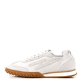 Nappa Suede Goatskin Womens Jet Sneakers 40.5 White