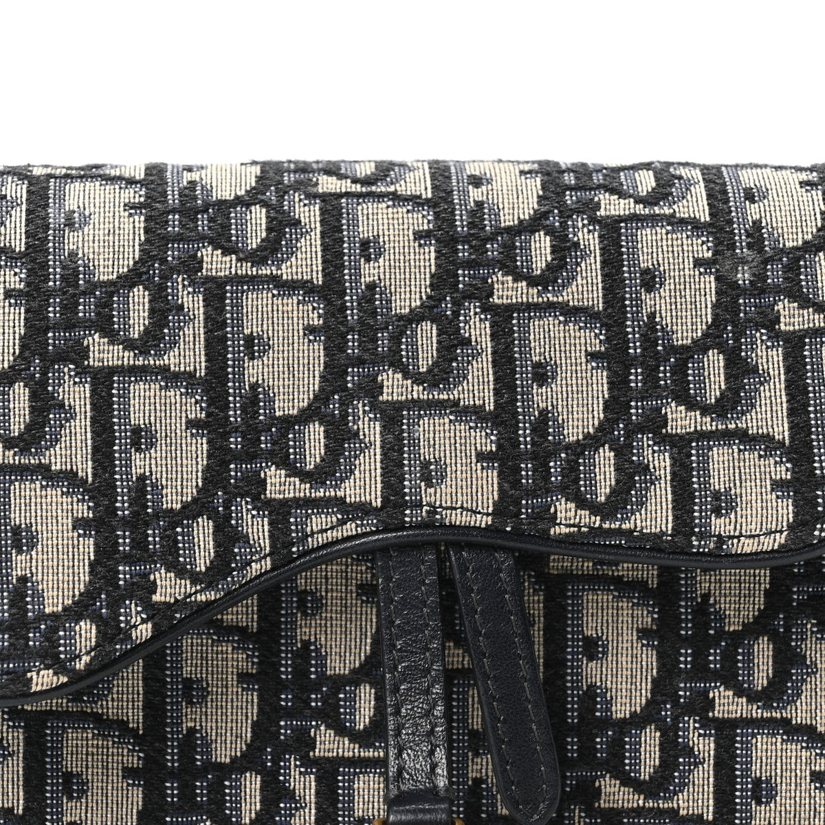Oblique Saddle Belt Bag Blue