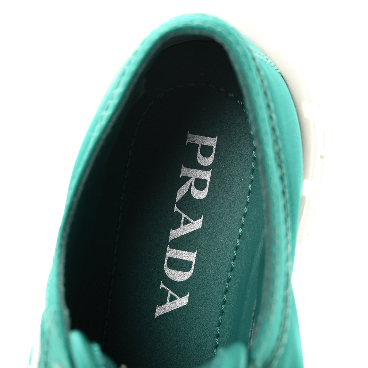 Re-Nylon Gabardine Triangle Logo Double Wheel 50mm Sneakers 35.5 Assenzio