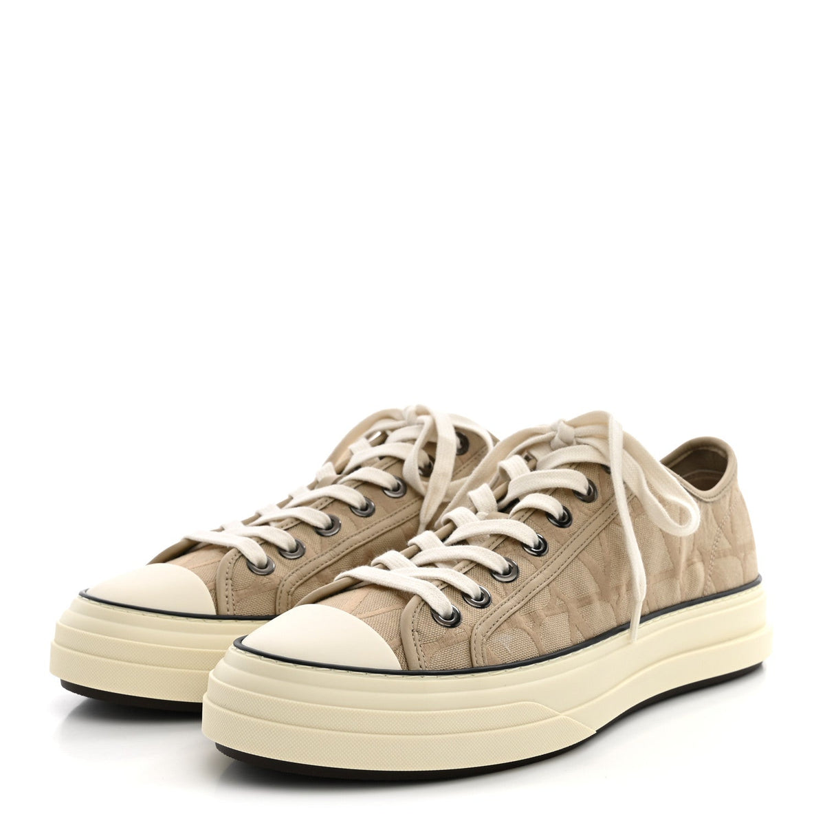 Canvas Iconographe Vlogo Sneakers 41 Beige