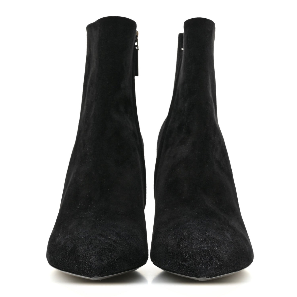 Suede Kate 85 Zip Bootie 39.5 Black