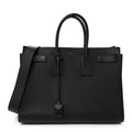 Grained Calfskin Large Sac De Jour Carryall Black