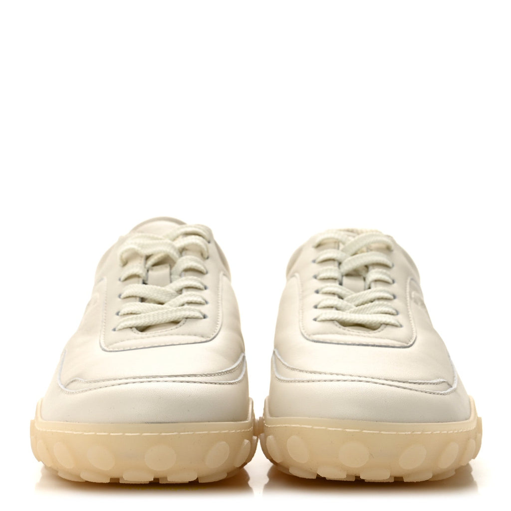 Calfskin Womens CC Sneakers 39 Ivory