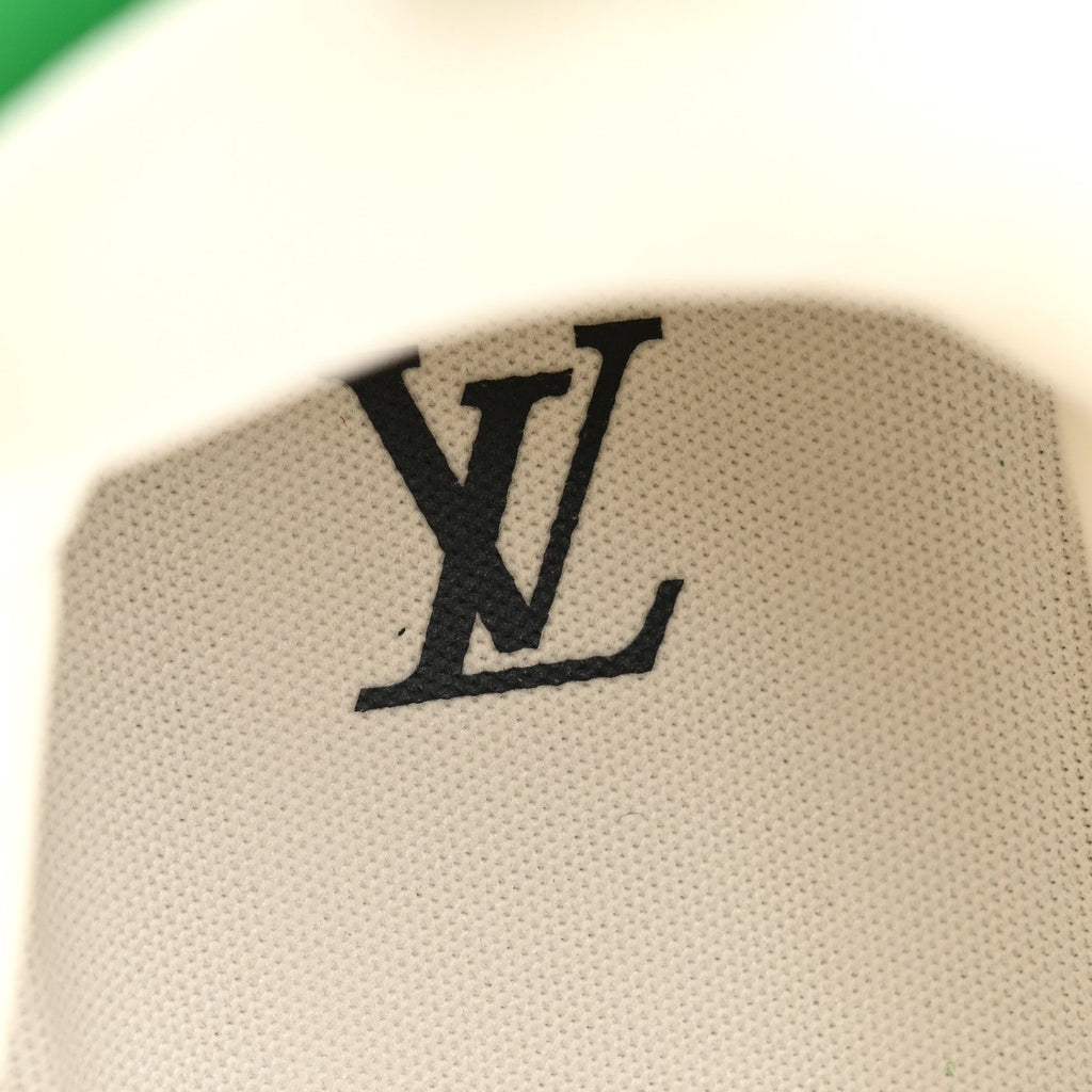 Calfskin Mesh Mens LV Skate Sneaker 7.5 Green