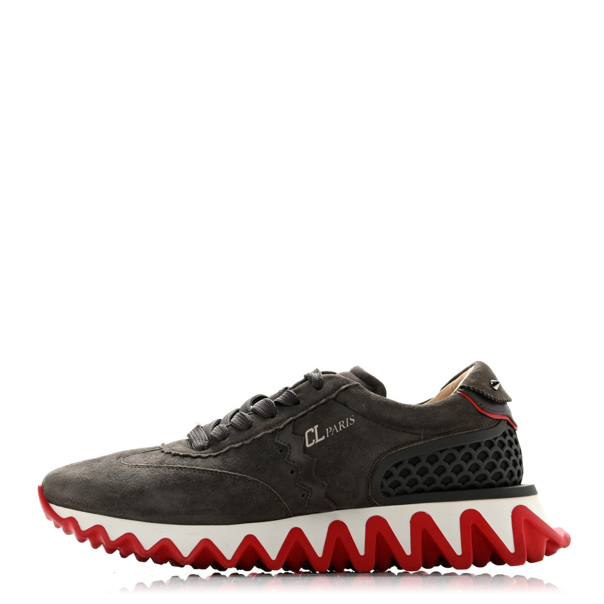 Suede Calfskin Mens Loubishark Sneakers 42.5 Ombre