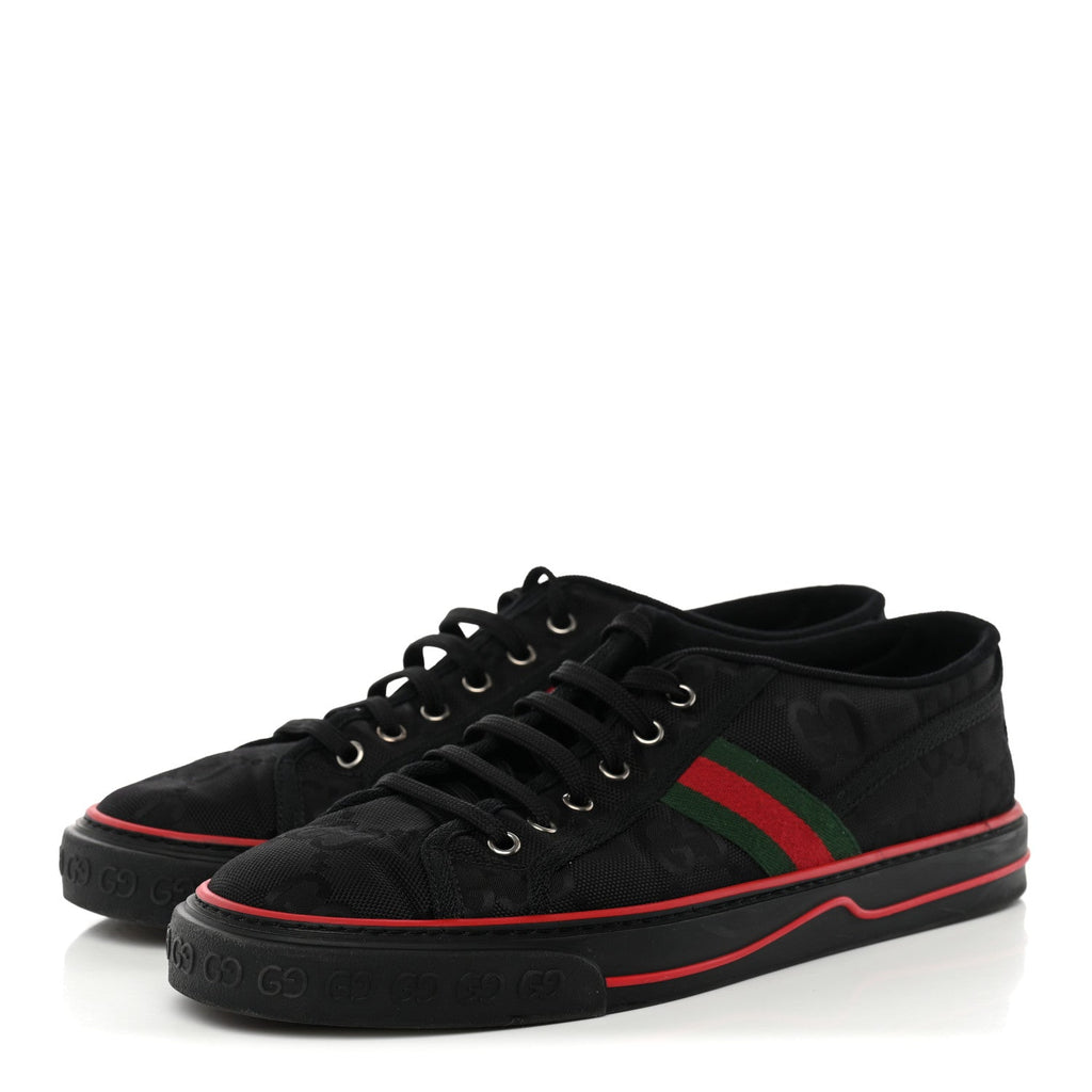 Econyl Nylon Web Monogram Off The Grid Mens 1977 Tennis Sneakers 10.5 Black