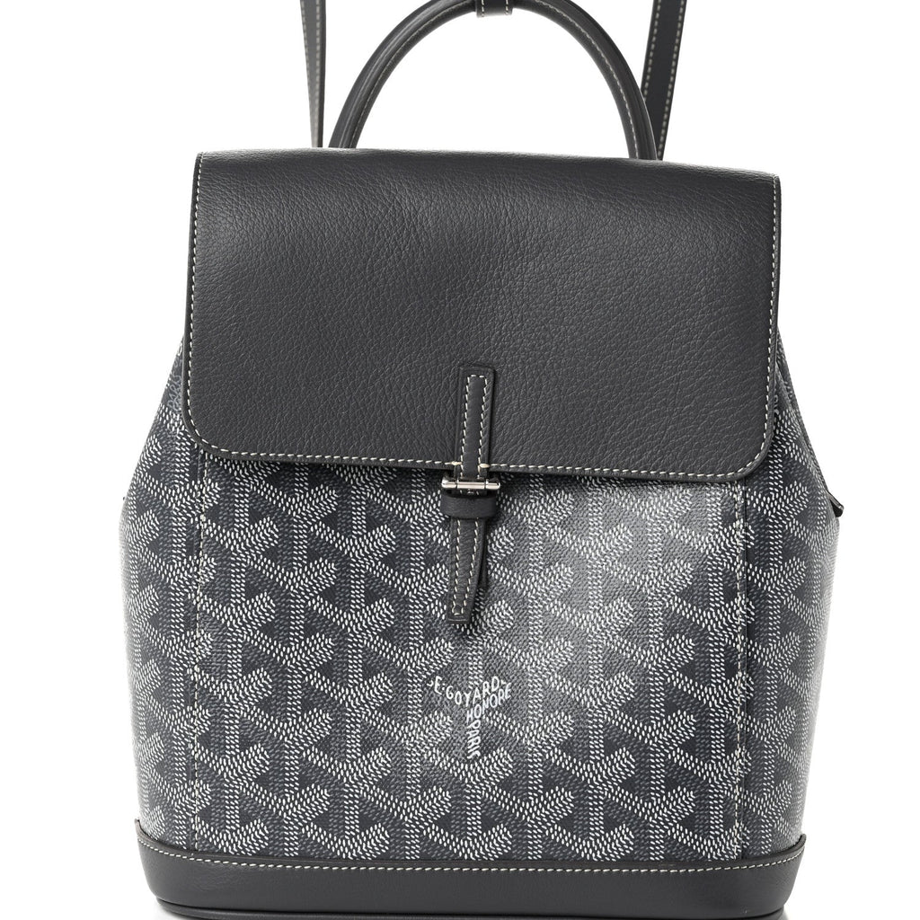 Goyardine Calfskin Mini Alpin Backpack Grey