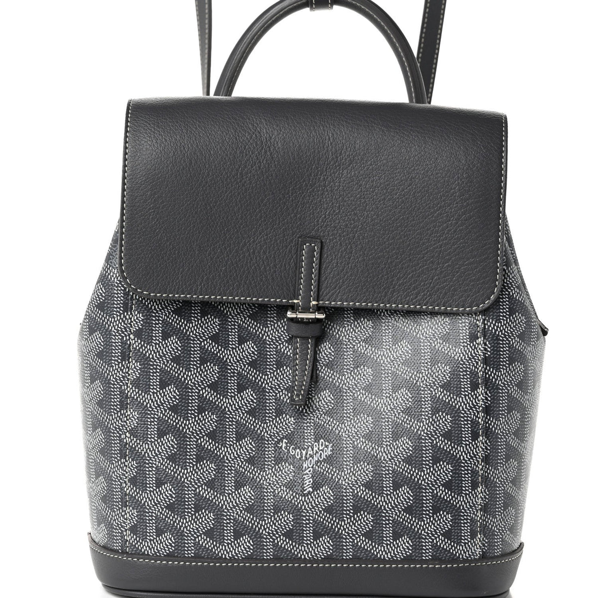 Goyardine Calfskin Mini Alpin Backpack Grey