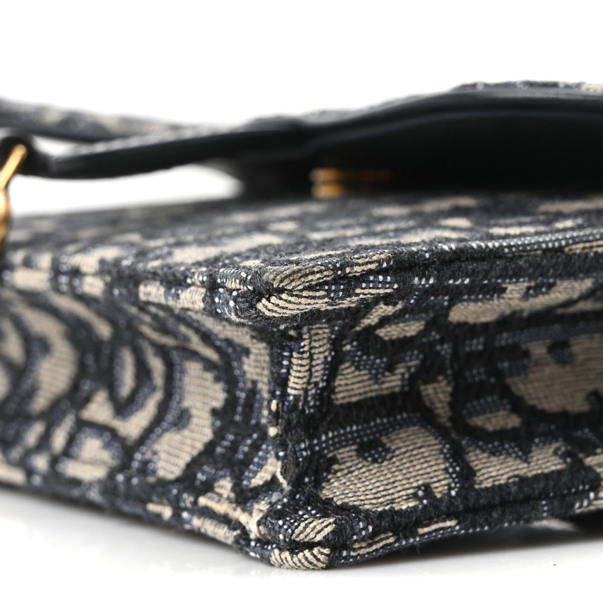 Oblique Saddle Belt Bag Blue