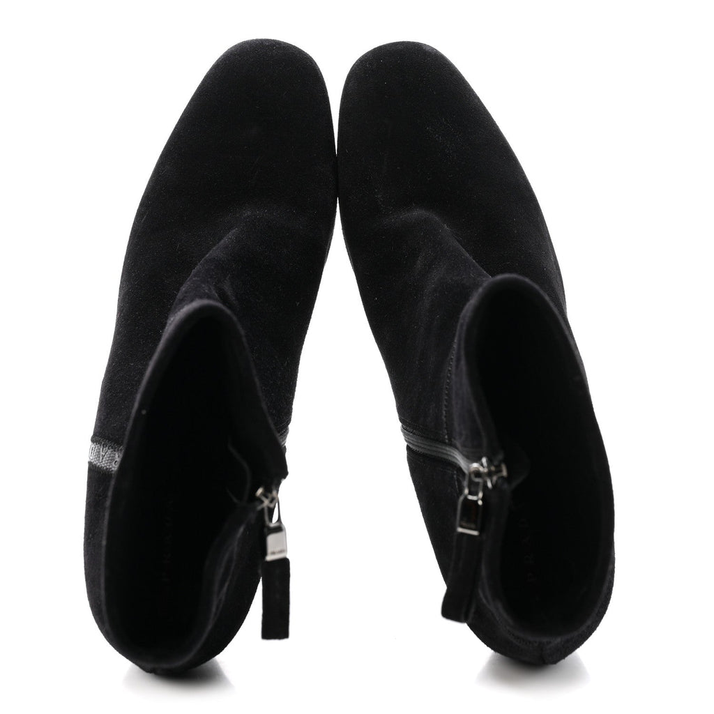 Scamosciato Zip Boots 40 Black