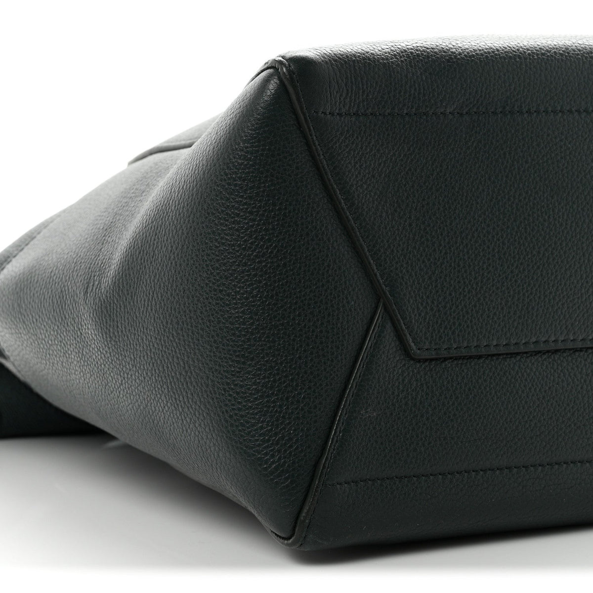 Soft Grained Calfskin Sangle Bucket Bag Amazone
