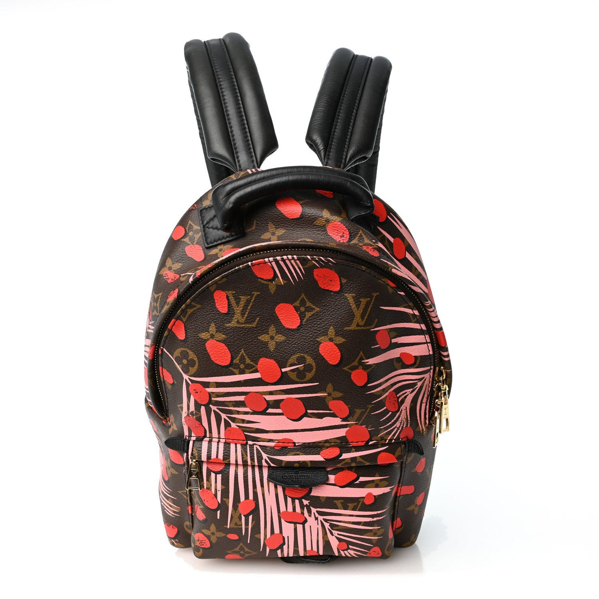 Monogram Jungle Dots Palm Springs Backpack PM Sugar Pink Poppy