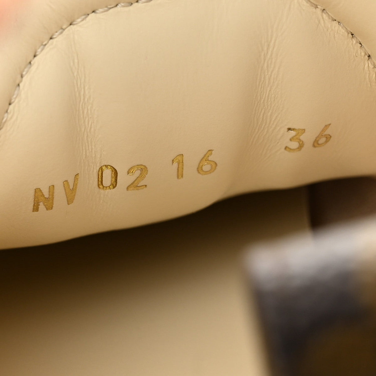 Monogram Denim LV Sneakerina 36 Greige