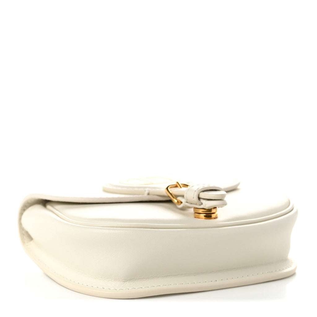 Box Calfskin Micro Bobby Waist Bag Latte
